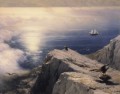 イヴァン・アイヴァゾフスキー エーゲ海の岩だらけの海岸風景